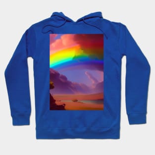 RAINBOW OVER THE DESERT Hoodie